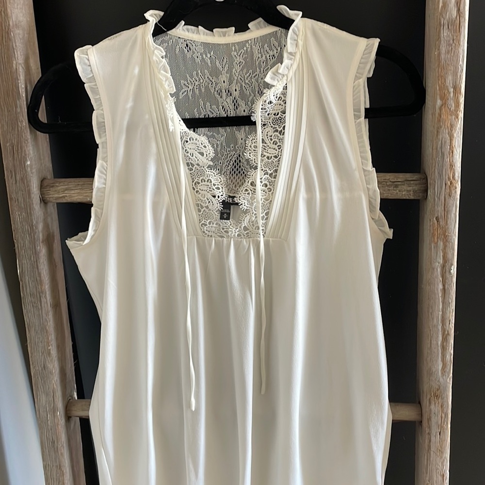 Ivory business casual shirt